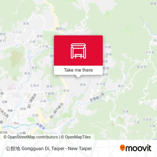 公館地 Gongguan Di map