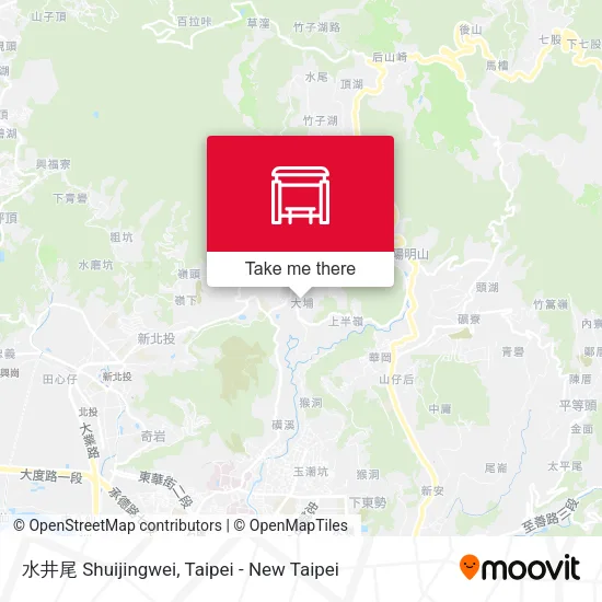 水井尾 Shuijingwei地圖