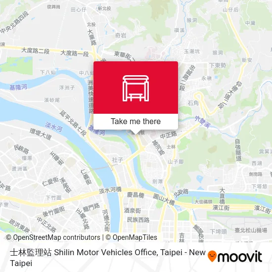 士林監理站 Shilin Motor Vehicles Office地圖