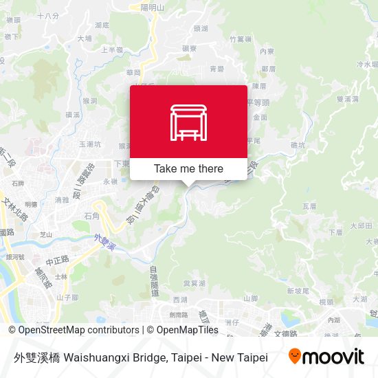 外雙溪橋 Waishuangxi Bridge地圖