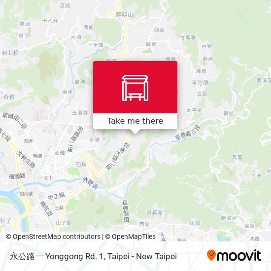 永公路一 Yonggong Rd. 1 map