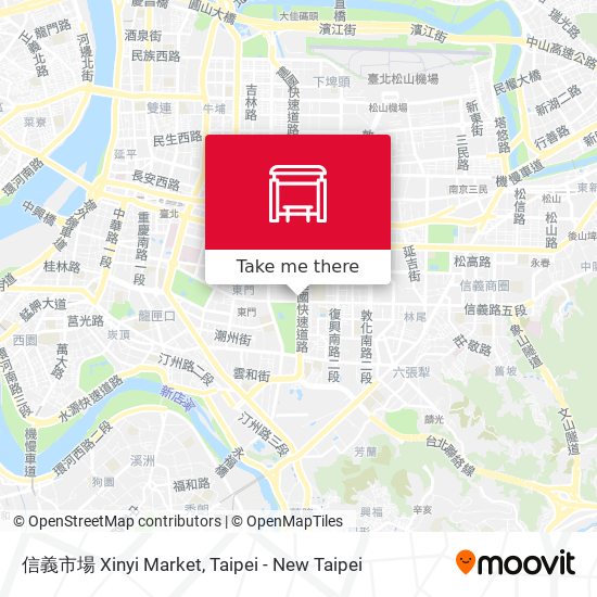 信義市場 Xinyi Market map