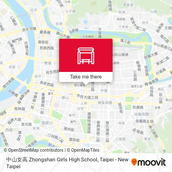 中山女高 Zhongshan Girls High School地圖