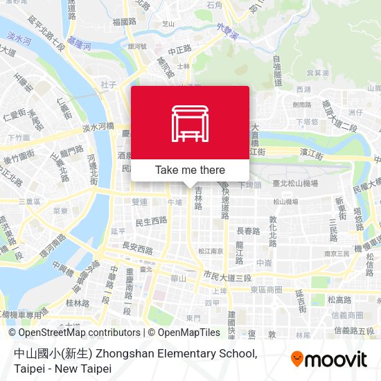 中山國小(新生) Zhongshan Elementary School map