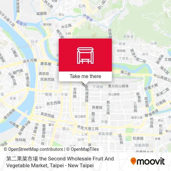 第二果菜市場 the Second Wholesale Fruit And Vegetable Market map