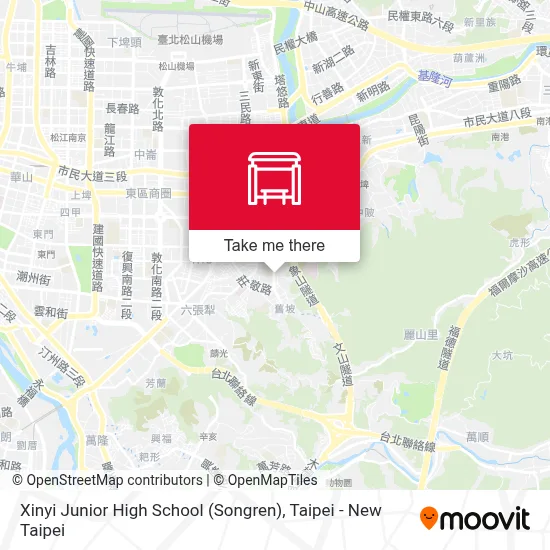 信義國中(松仁) Xinyi Junior High School (Songren)地圖