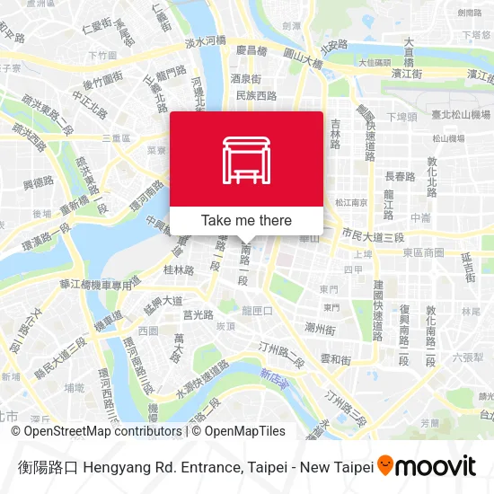 衡陽路口 Hengyang Rd. Entrance地圖