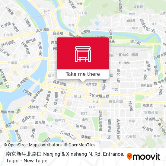 南京新生北路口 Nanjing & Xinsheng N. Rd. Entrance map