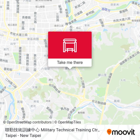 聯勤技術訓練中心 Military Technical Training Ctr. map