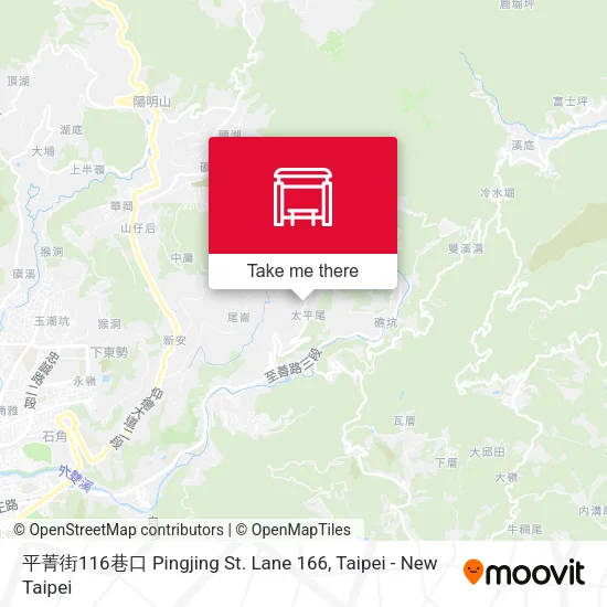 平菁街116巷口 Pingjing St. Lane 166 map