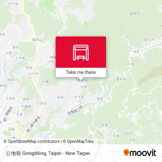 公地嶺 Gongdiling map