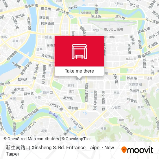 新生南路口 Xinsheng S. Rd. Entrance map