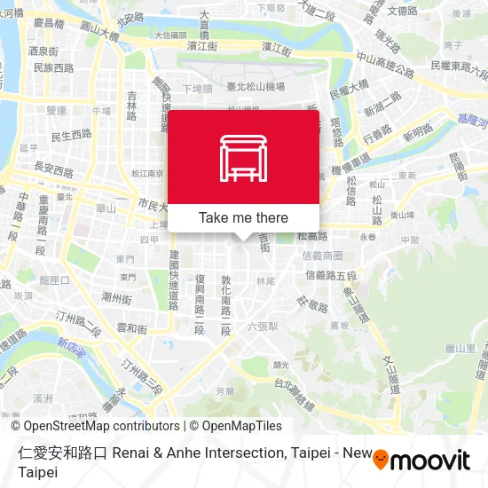 仁愛安和路口 Renai & Anhe Intersection地圖