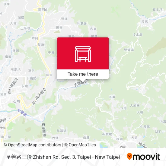 至善路三段 Zhishan Rd. Sec. 3 map