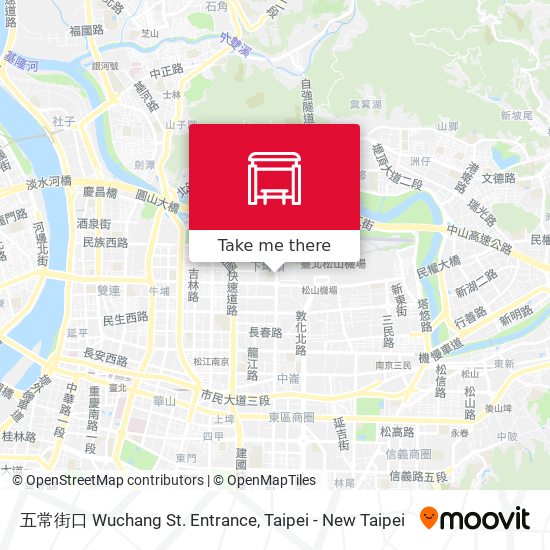 五常街口 Wuchang St. Entrance map