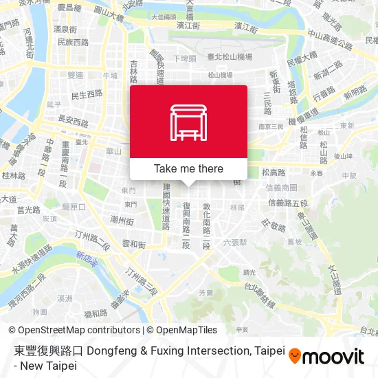 東豐復興路口 Dongfeng & Fuxing Intersection map