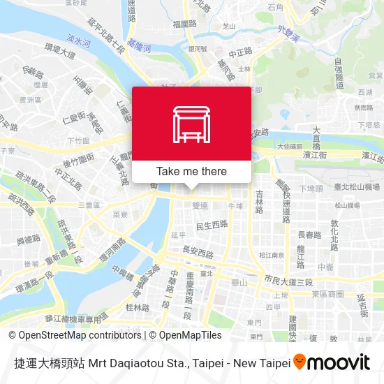 捷運大橋頭站 Mrt Daqiaotou Sta. map