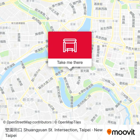 雙園街口 Shuangyuan St. Intersection map