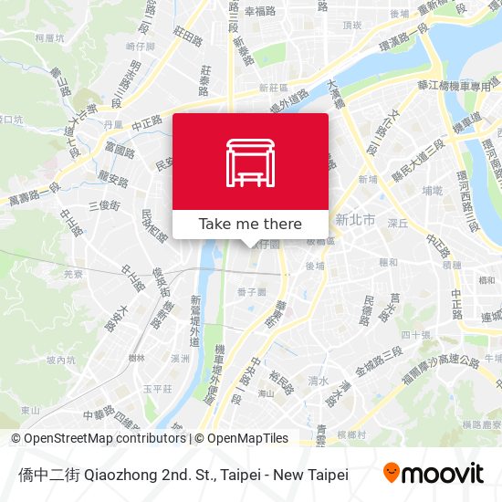 僑中二街 Qiaozhong 2nd. St. map