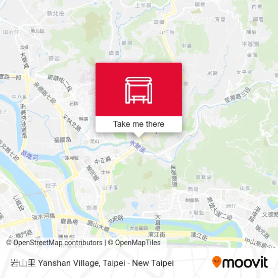岩山里 Yanshan Village地圖