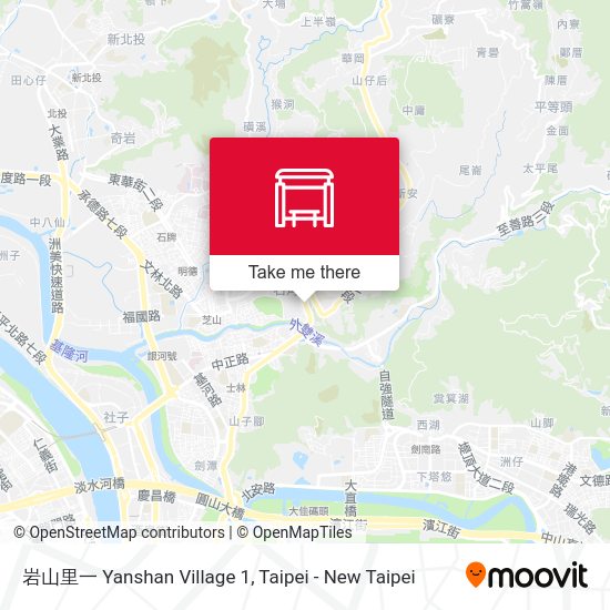 岩山里一 Yanshan Village 1 map