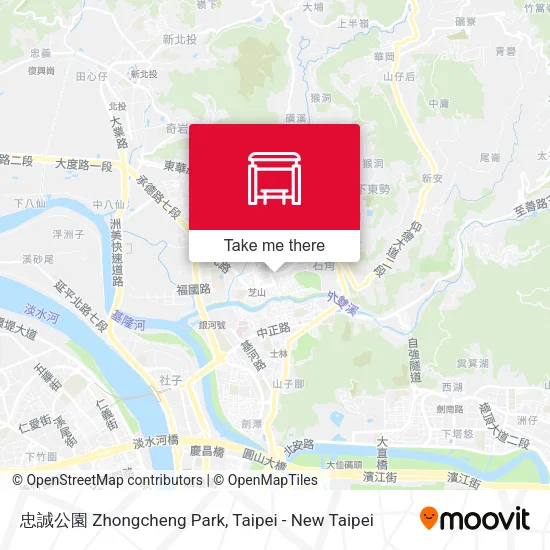 忠誠公園 Zhongcheng Park地圖