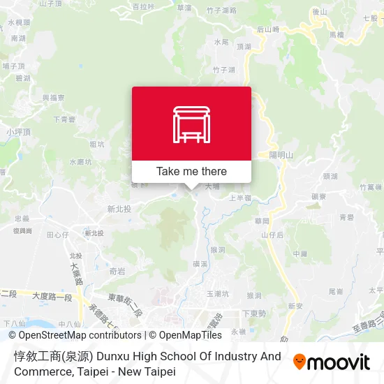 惇敘工商(泉源) Dunxu High School Of Industry And Commerce地圖