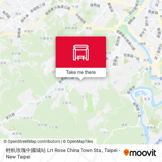 輕軌玫瑰中國城站 Lrt Rose China Town Sta. map