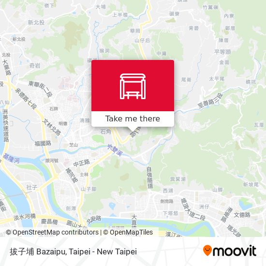 拔子埔 Bazaipu map