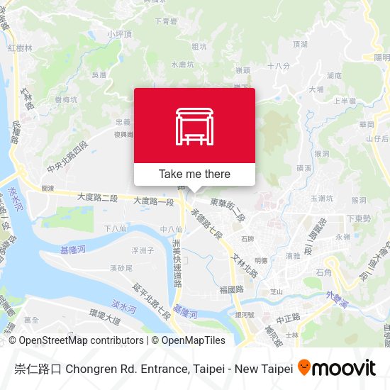 崇仁路口 Chongren Rd. Entrance map