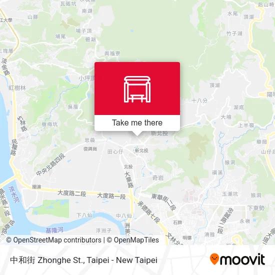 中和街 Zhonghe St. map