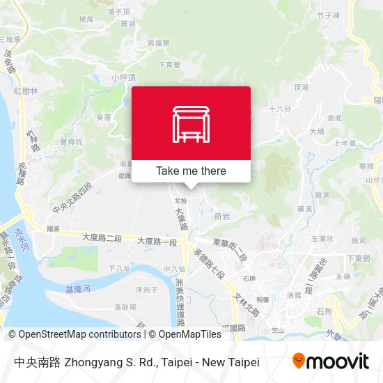 中央南路 Zhongyang S. Rd.地圖