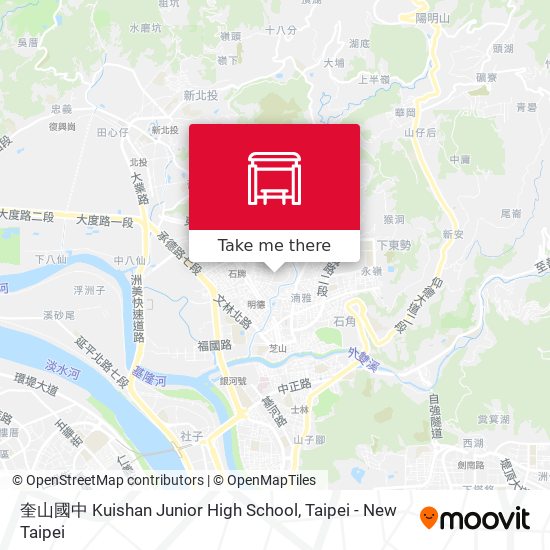 奎山國中 Kuishan Junior High School map
