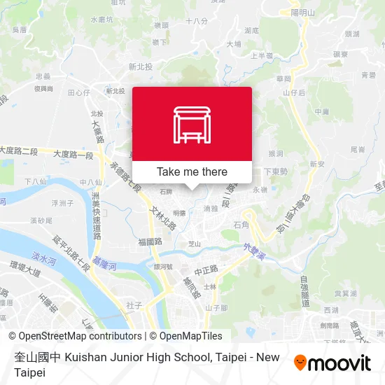 奎山國中 Kuishan Junior High School地圖