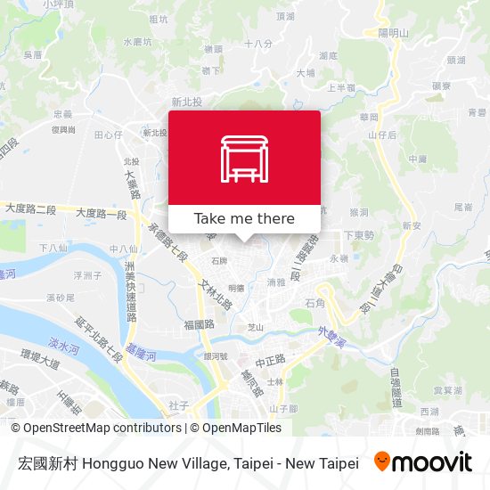 宏國新村 Hongguo New Village map