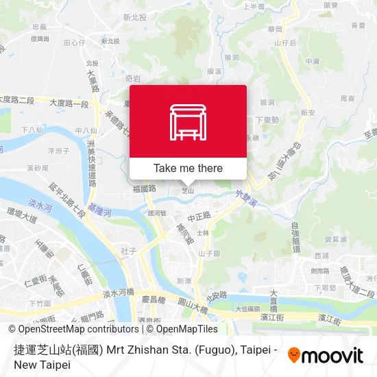 捷運芝山站(福國) Mrt Zhishan Sta. (Fuguo) map