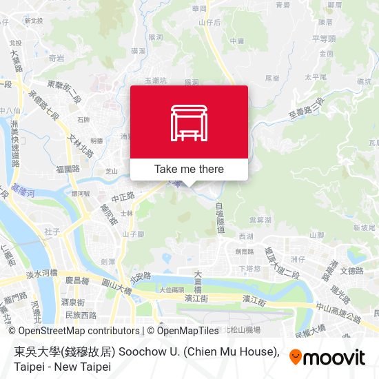 東吳大學(錢穆故居) Soochow U. (Chien Mu House) map