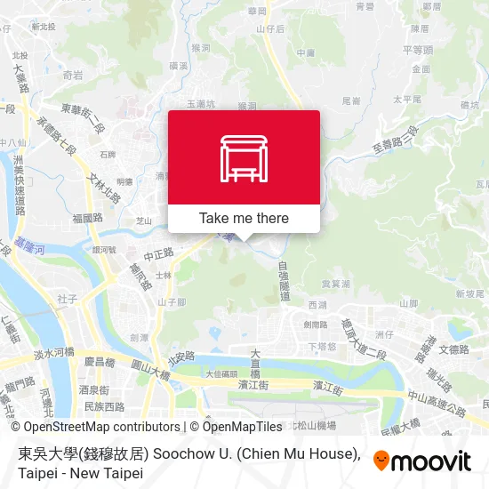 東吳大學(錢穆故居) Soochow U. (Chien Mu House) map