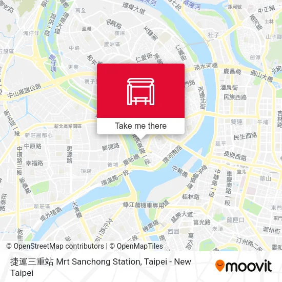 捷運三重站 Mrt Sanchong Station地圖