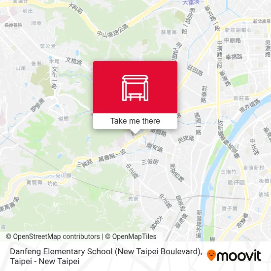 丹鳳國小(新北大道) Danfeng Elementary School(New Taipei Blvd.)地圖