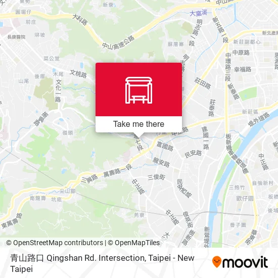 青山路口 Qingshan Rd. Intersection map