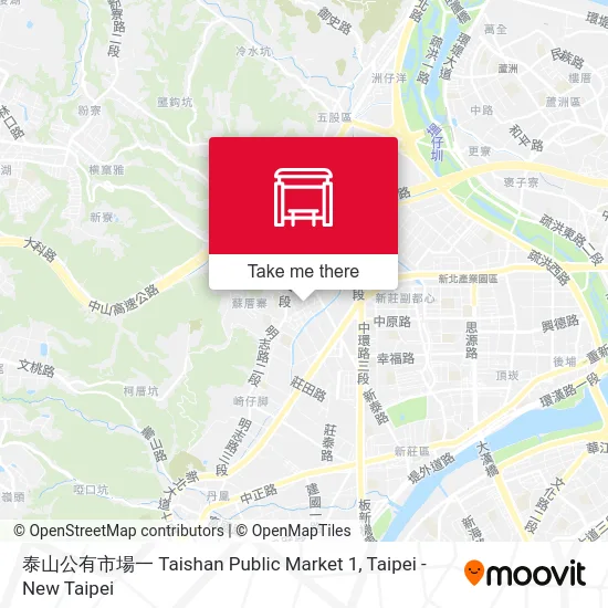 泰山公有市場一 Taishan Public Market 1 map