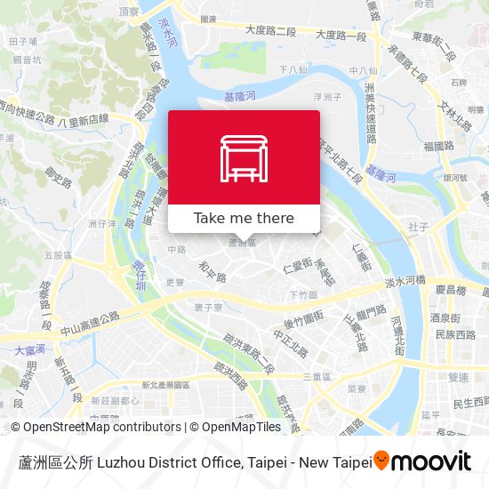 蘆洲區公所 Luzhou District Office map