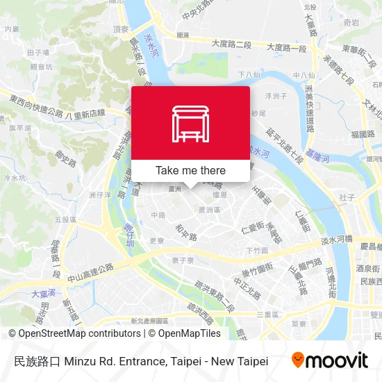 民族路口 Minzu Rd. Entrance map