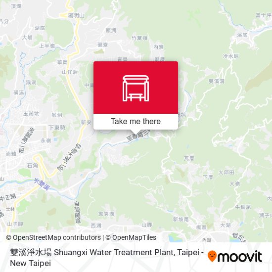 雙溪淨水場 Shuangxi Water Treatment Plant map