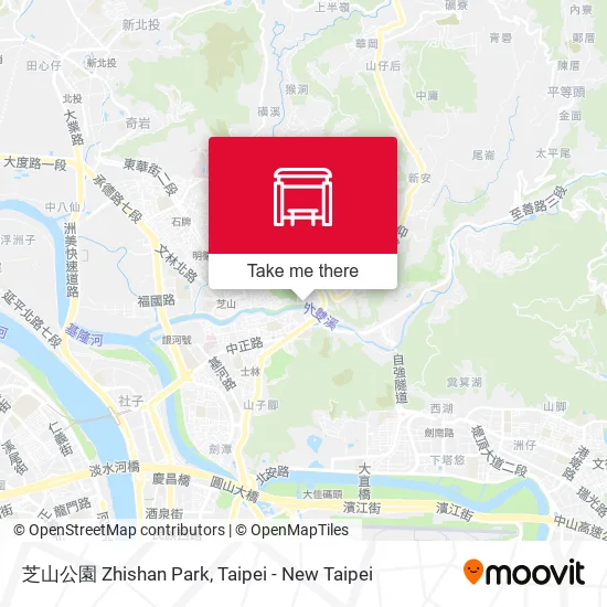 芝山公園 Zhishan Park map