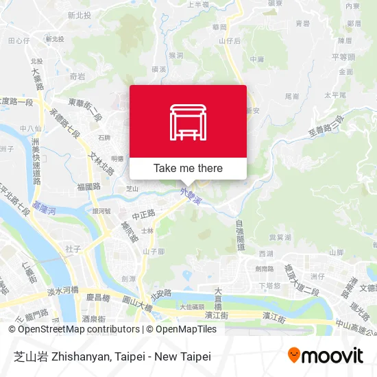芝山岩 Zhishanyan map