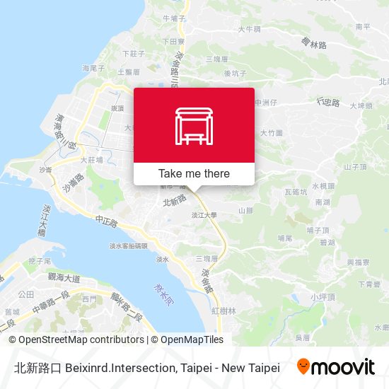 北新路口 Beixinrd.Intersection map