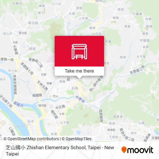 芝山國小 Zhishan Elementary School map