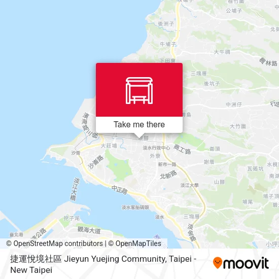 捷運悅境社區 Jieyun Yuejing Community map
